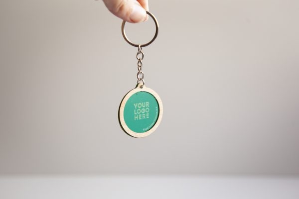 B-Key Frame – Porte-clés biodégradable avec cadre en bois – Image 3