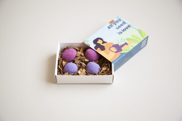 bombes-à-graines-x4-boîte-carton-personnalisable