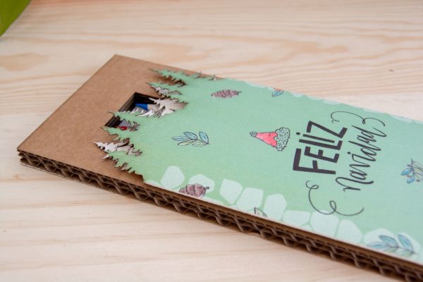 Kit de Noël Paintbox avec crayons colorés plantables