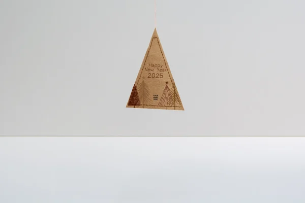 Ornement sapin de Noël fait main – sachet de graines écologique