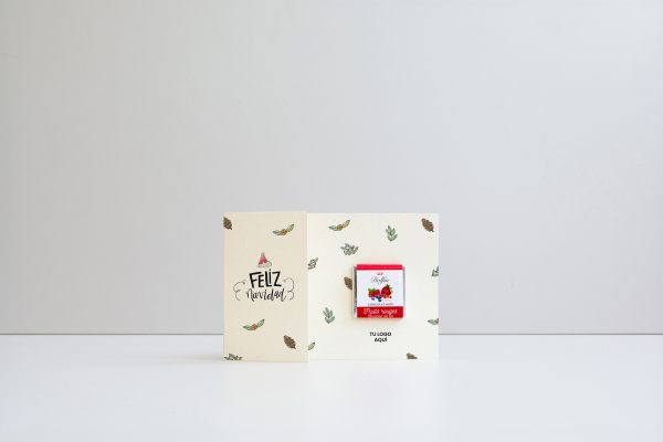 Carte entreprise durable à planter – avec tablette de chocolat bio