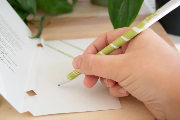 Crayon recyclable avec personnalisation