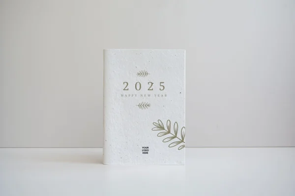 Carnet de notes A5 avec calendrier et papier recyclé