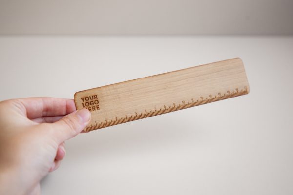 Set règle personnalisée et diptyque en papier d’algues