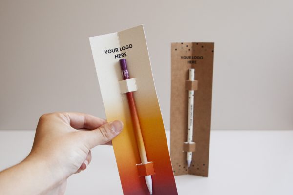 Crayon à planter écologique avec blister personnalisé