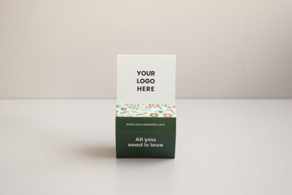 Pot personnalisable en terre cuite + graines à semer