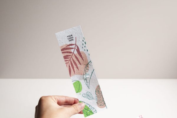 Crayon et marque-page éco-responsables à planter après usage
