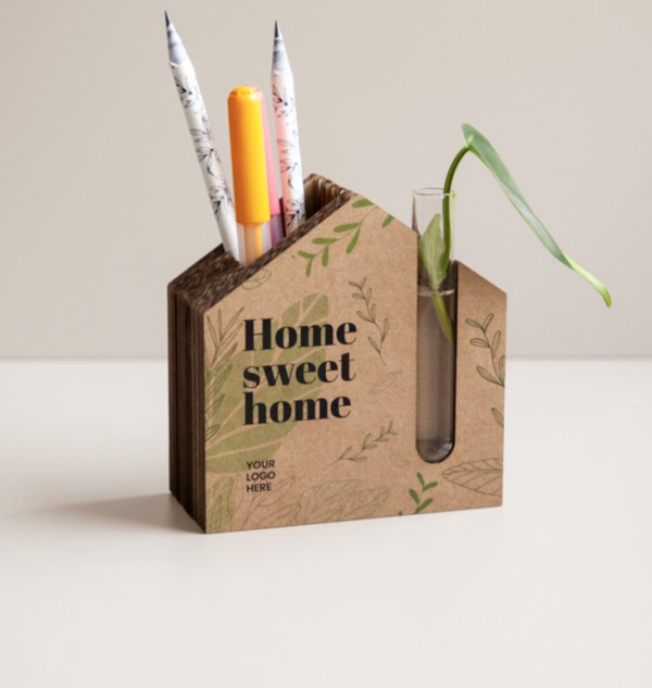 Structure de table Les maisons TTOP8-A en carton durable, adaptée pour organiser vos crayons et boutures