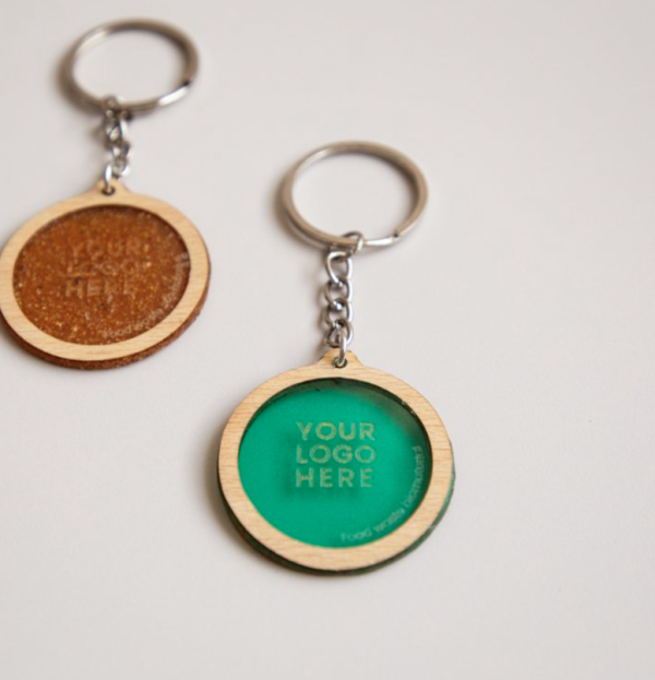 Porte-clés B-Key Frame, écologique, avec cadre en bois naturel