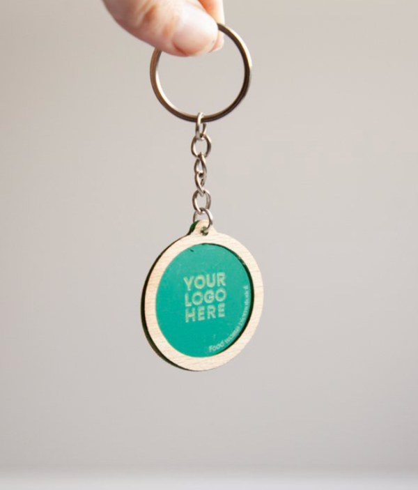 Porte-clés B-Key Frame, élégant, biodégradable