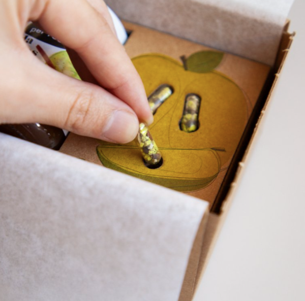 Pack de dégustation pomme et cannelle avec infusion bio en sachet compostable