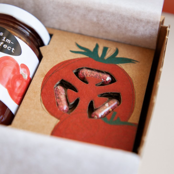 Pack de dégustation tomate avec marmelade artisanale et graines à planter