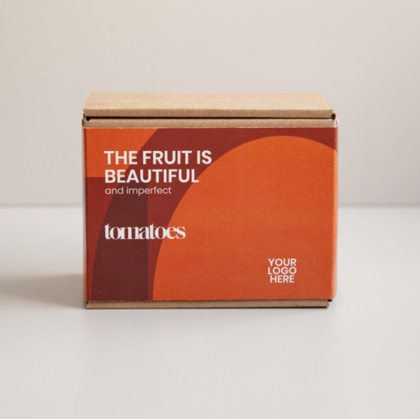 Cadeau écologique tomate avec pot de marmelade et graines à semer