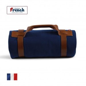 Plaid FRIMAS avec sangle cuir bovin