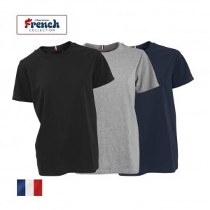 T-shirt femme made in France noir