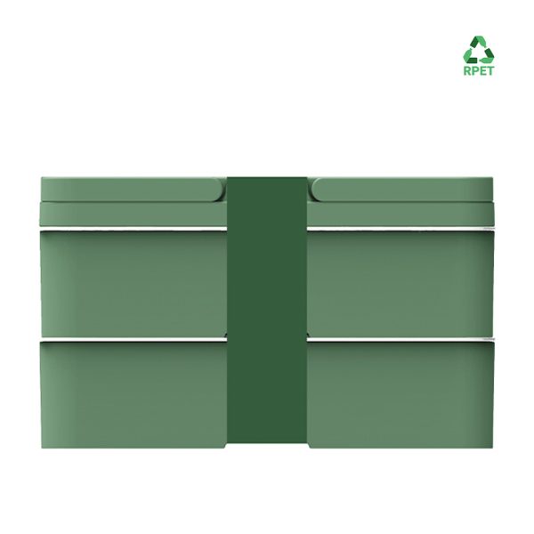 Zoom sur le plastique recyclé vert