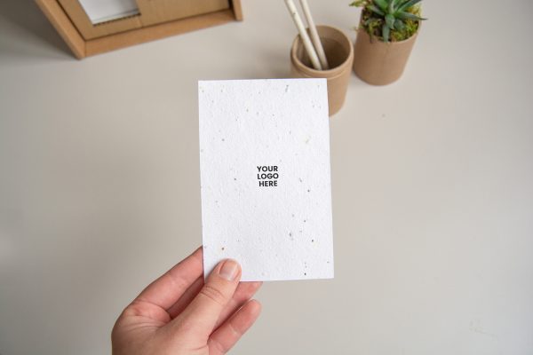 Exemple Carte plantable personnalisable