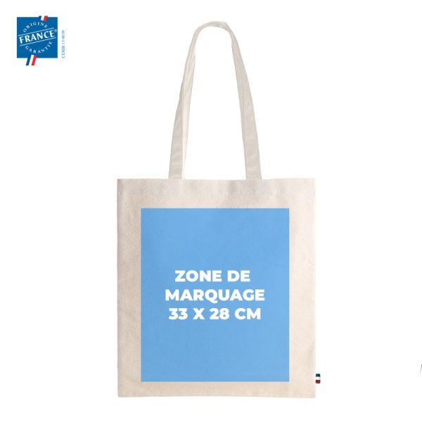 Totebag GOODJOUR écru – vue de face