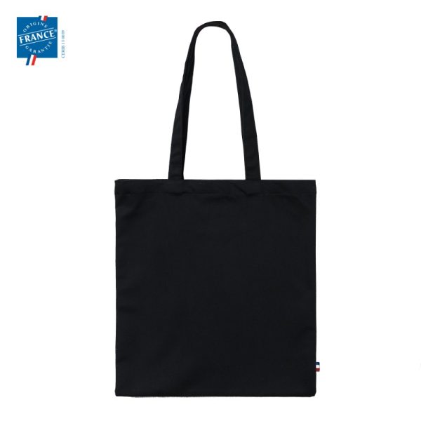 Totebag GOODJOUR noir – vue frontale
