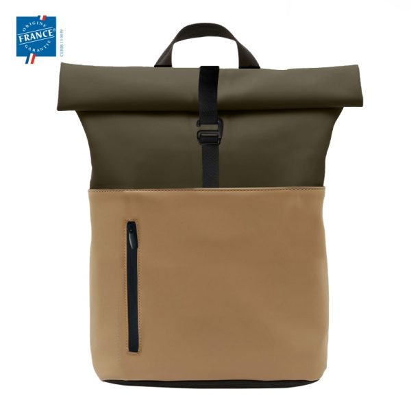 Sac à dos GOODJOUR kaki – vue de face